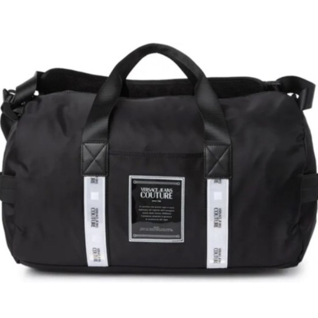 Versace Jeans Couture Travel Duffel Bag. Black. Tote. Travel. Bag. Nwt.